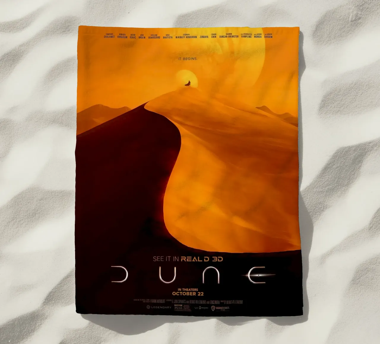 Dune movie poster telo mare da 🎁 ARTVI-SHOP