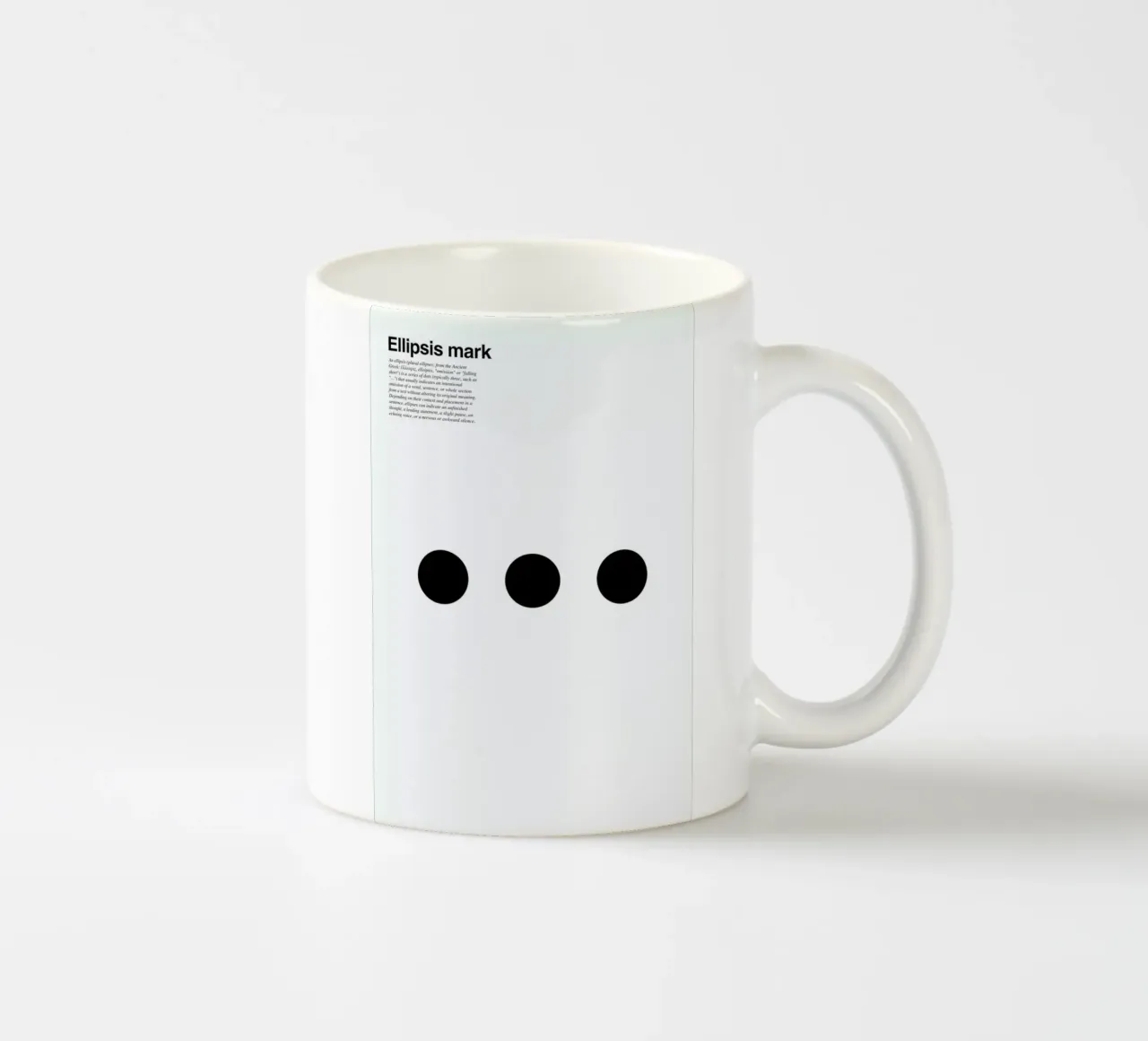 Ellipsis tazza in ceramica da LeDieg