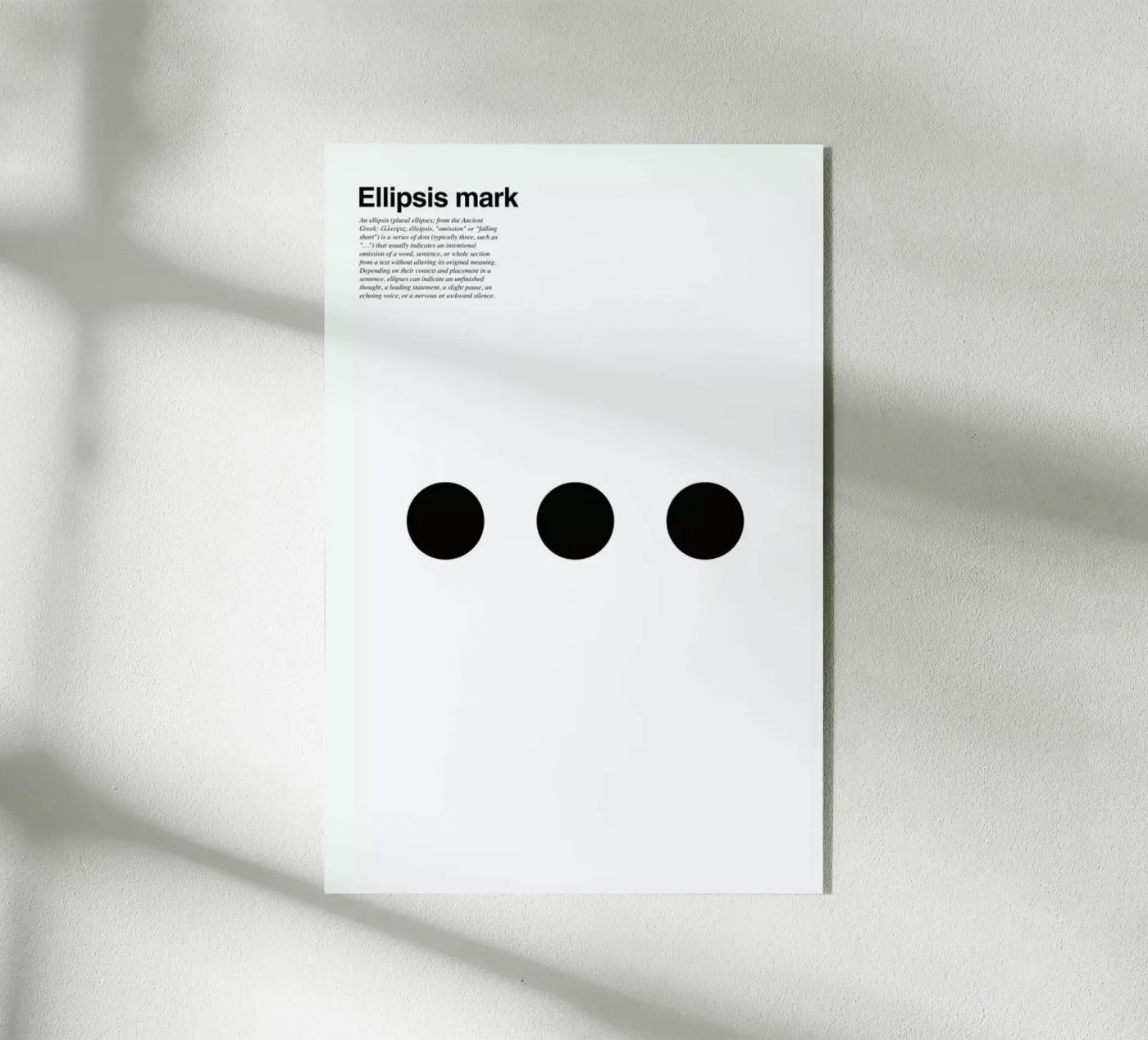 Ellipsis acrylic glass by LeDieg