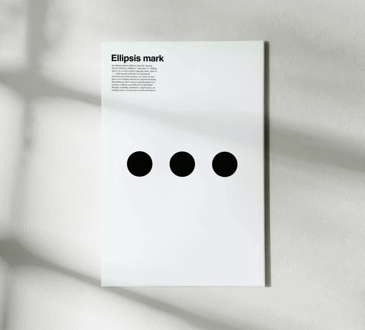 Ellipsis tela con Cornice a cassetta da LeDieg