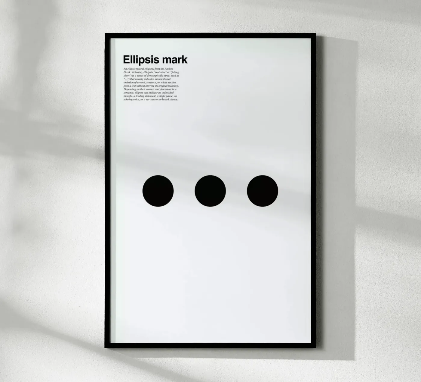 Ellipsis poster da LeDieg