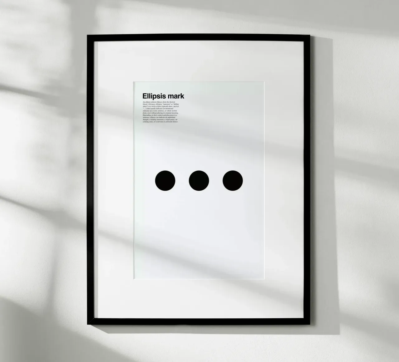 Ellipsis poster da LeDieg