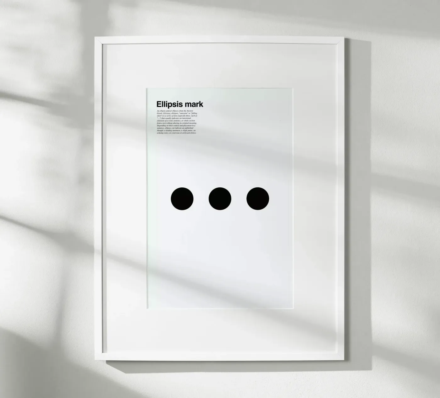 Ellipsis poster da LeDieg