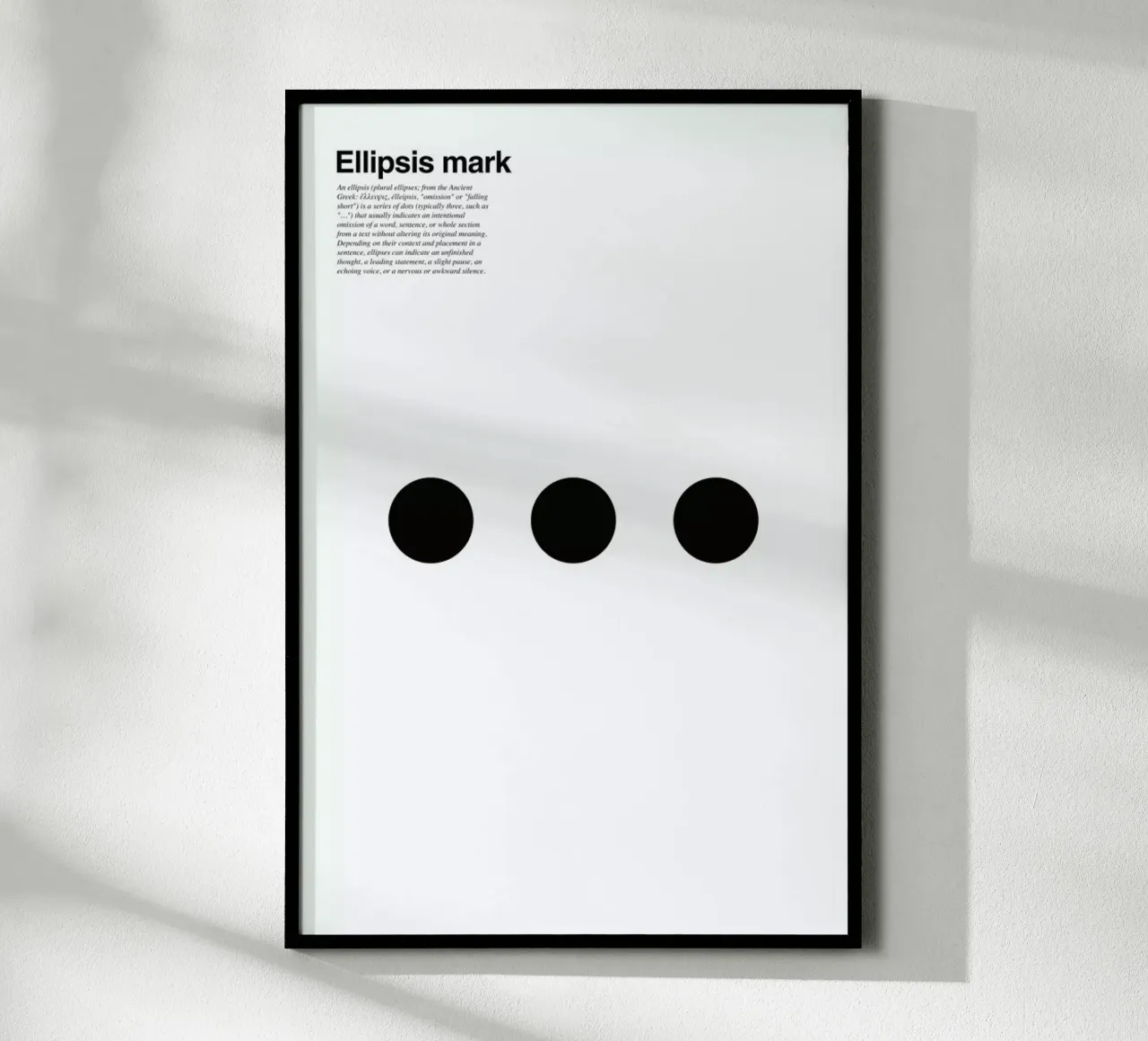 Ellipsis poster da LeDieg