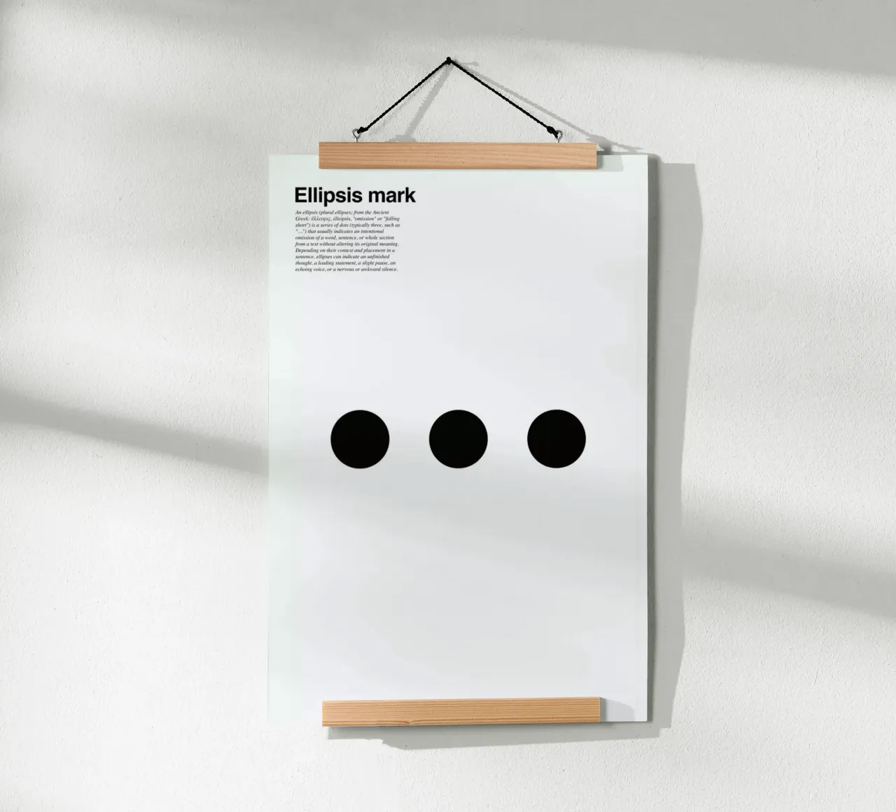 Ellipsis poster da LeDieg