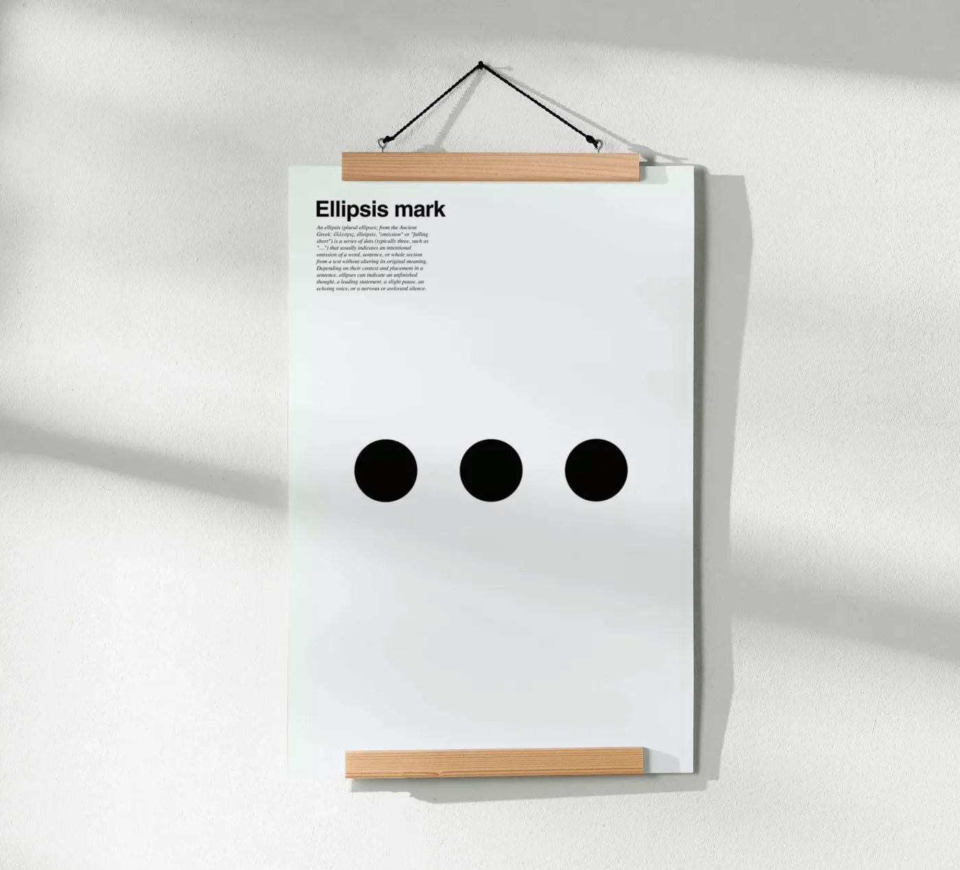 Ellipsis poster da LeDieg