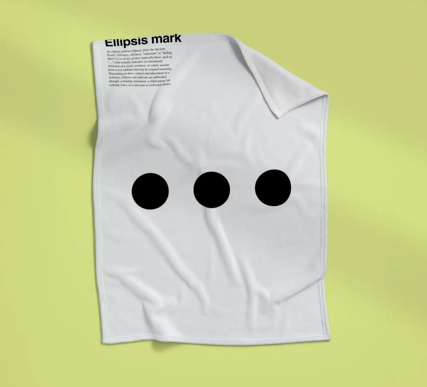 Ellipsis fleecedeken van LeDieg