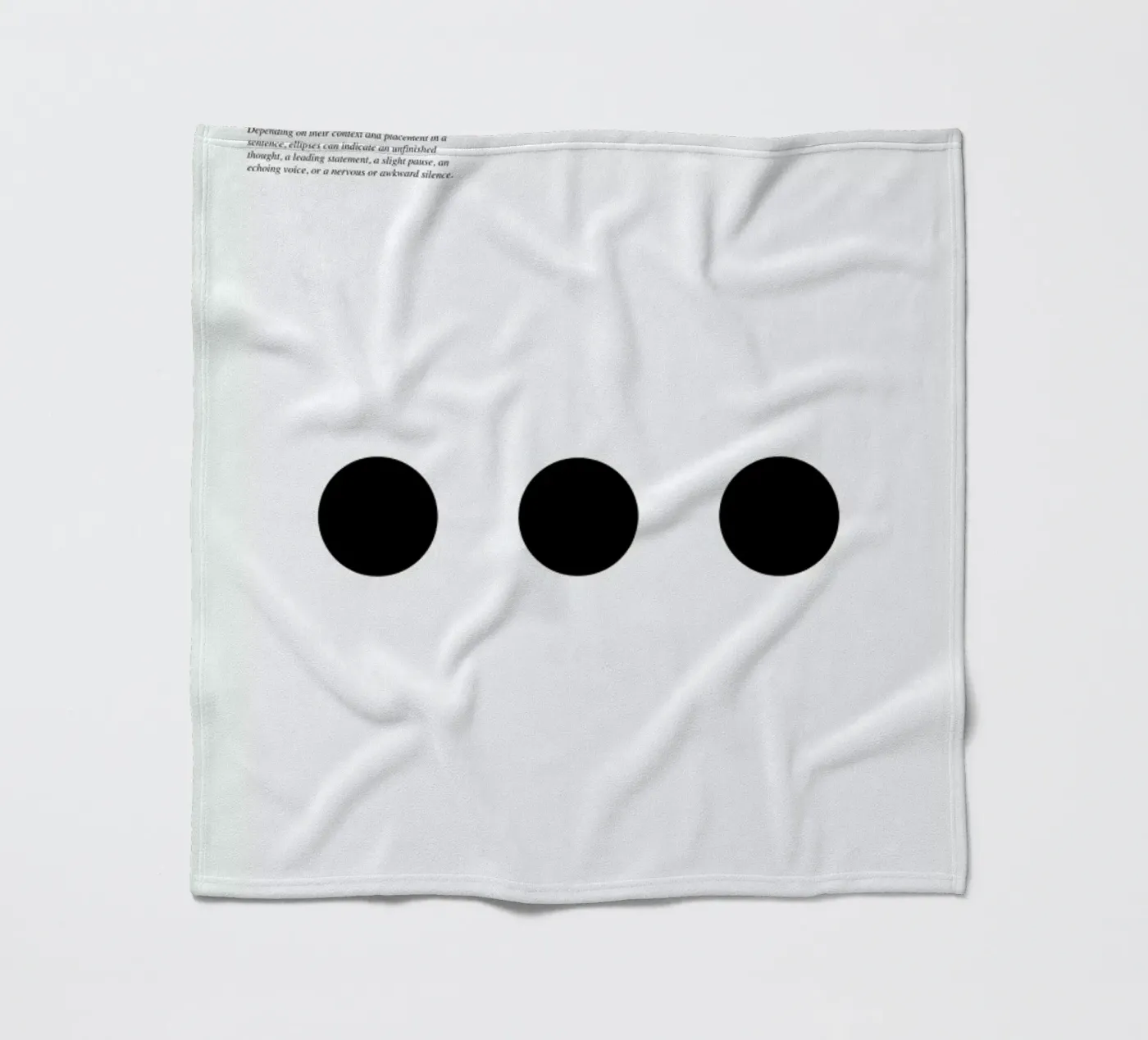 Ellipsis fleecedeken van LeDieg