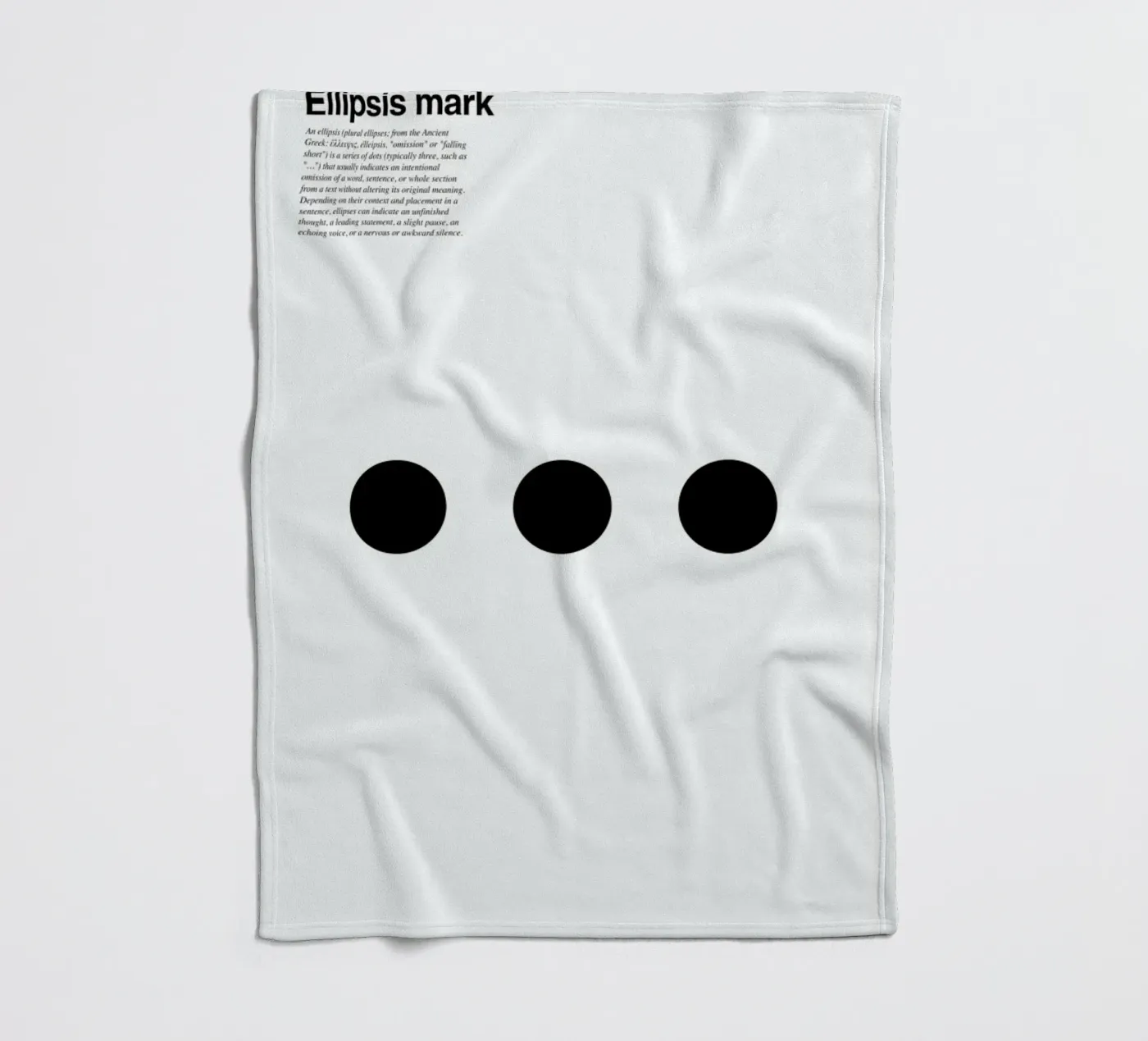 Ellipsis fleecedeken van LeDieg