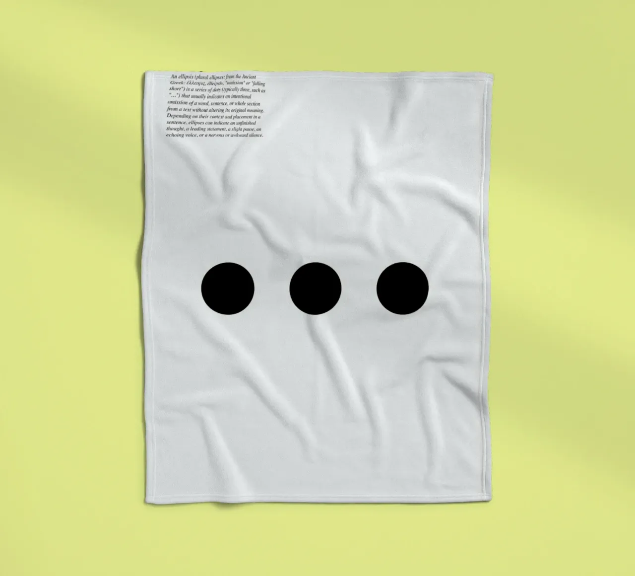 Ellipsis coperta in pile da LeDieg