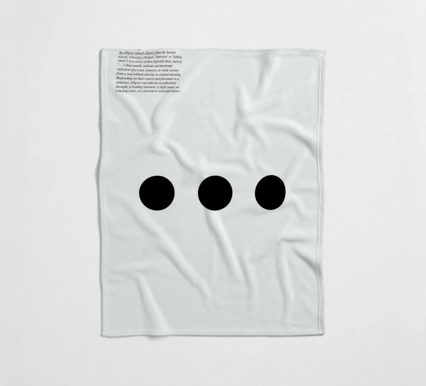 Ellipsis fleecedeken van LeDieg