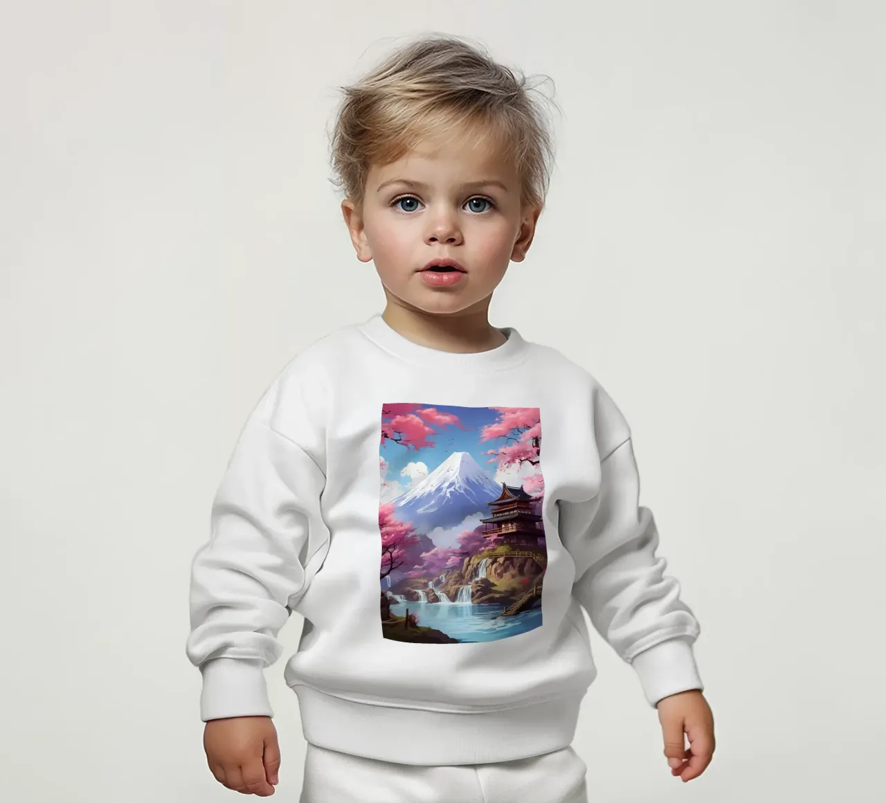 Fiori di ciliegio in Giappone felpa neonato da Mikesell