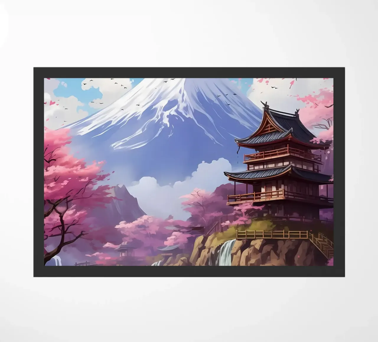 Fiori di ciliegio in Giappone zerbino da Mikesell