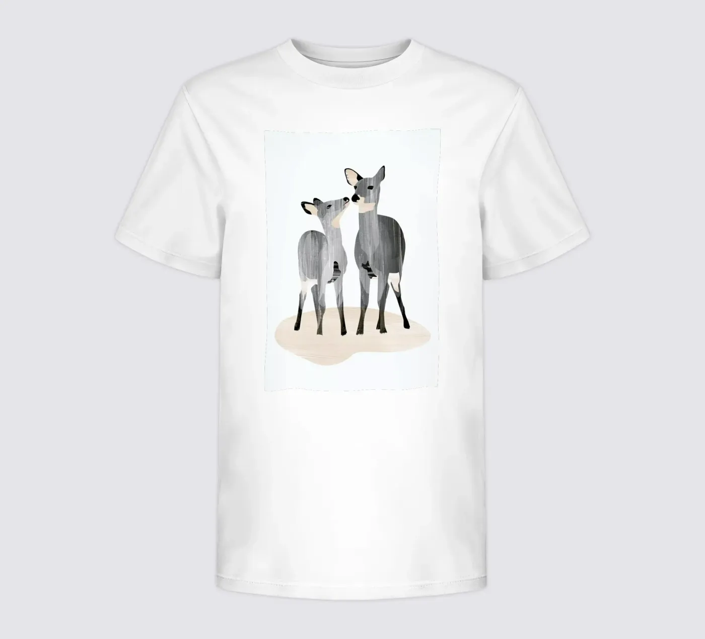 Oh Deer t-shirt bambini da Goed Blauw