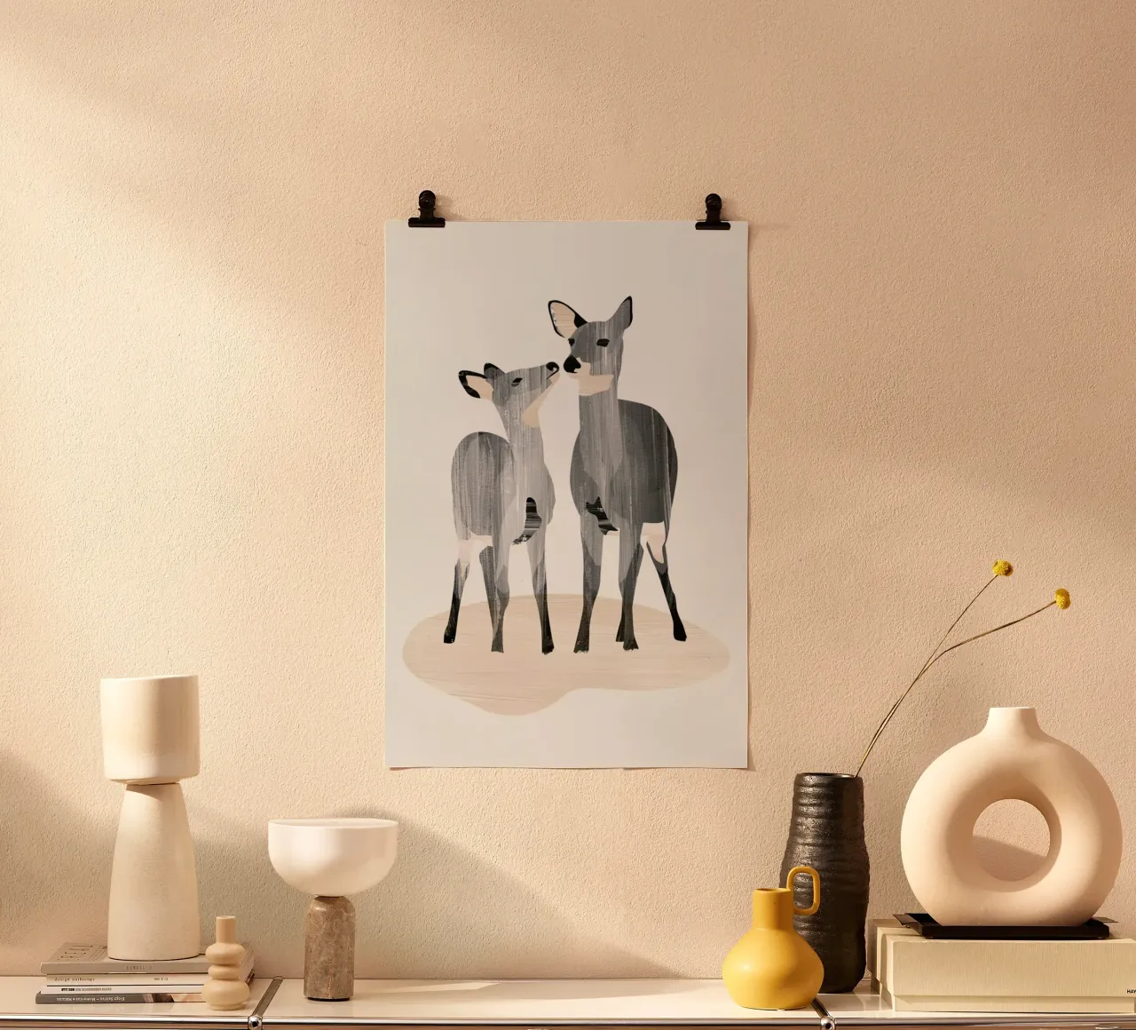 Oh Deer poster da Goed Blauw