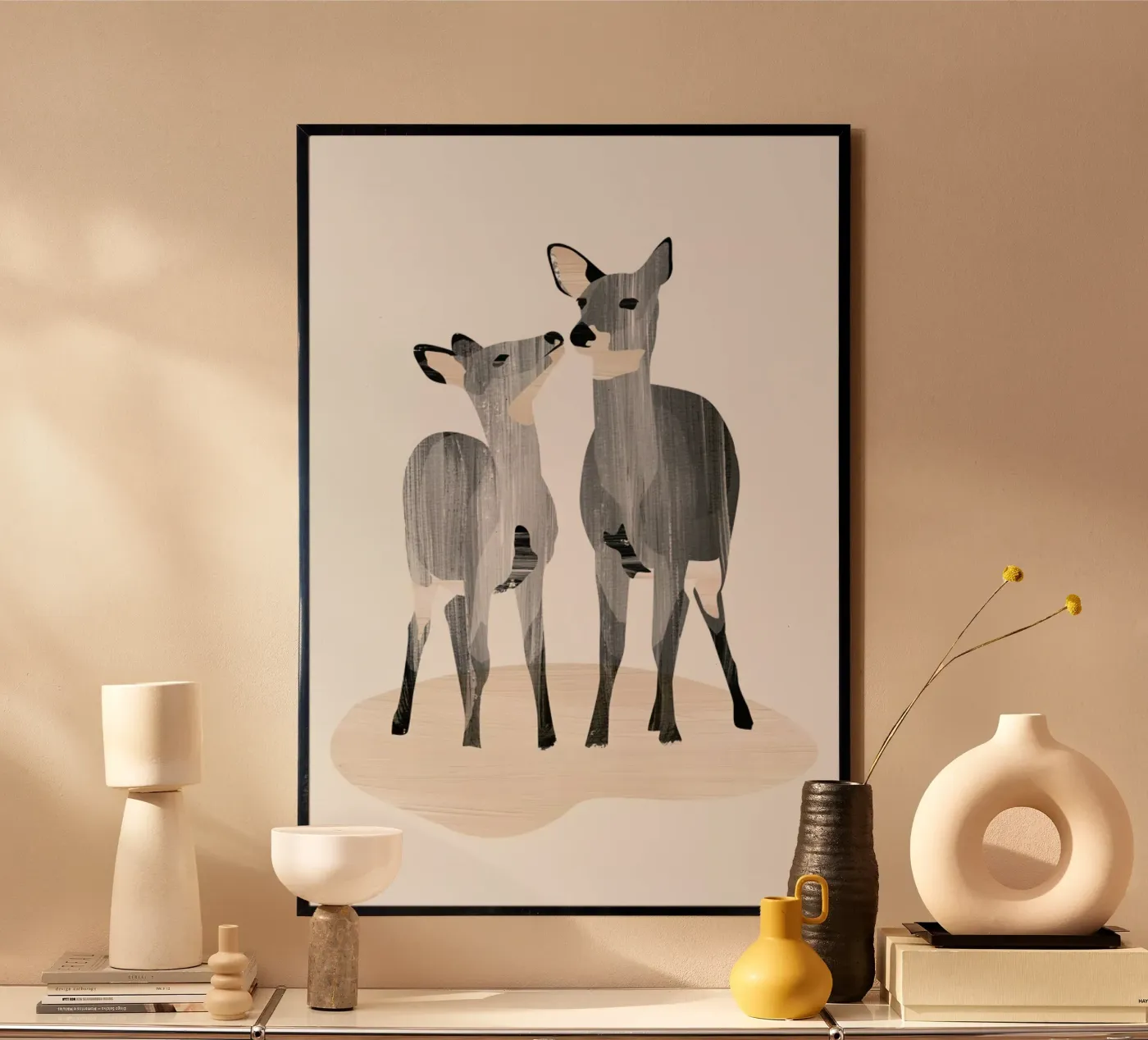 Oh Deer poster by Goed Blauw