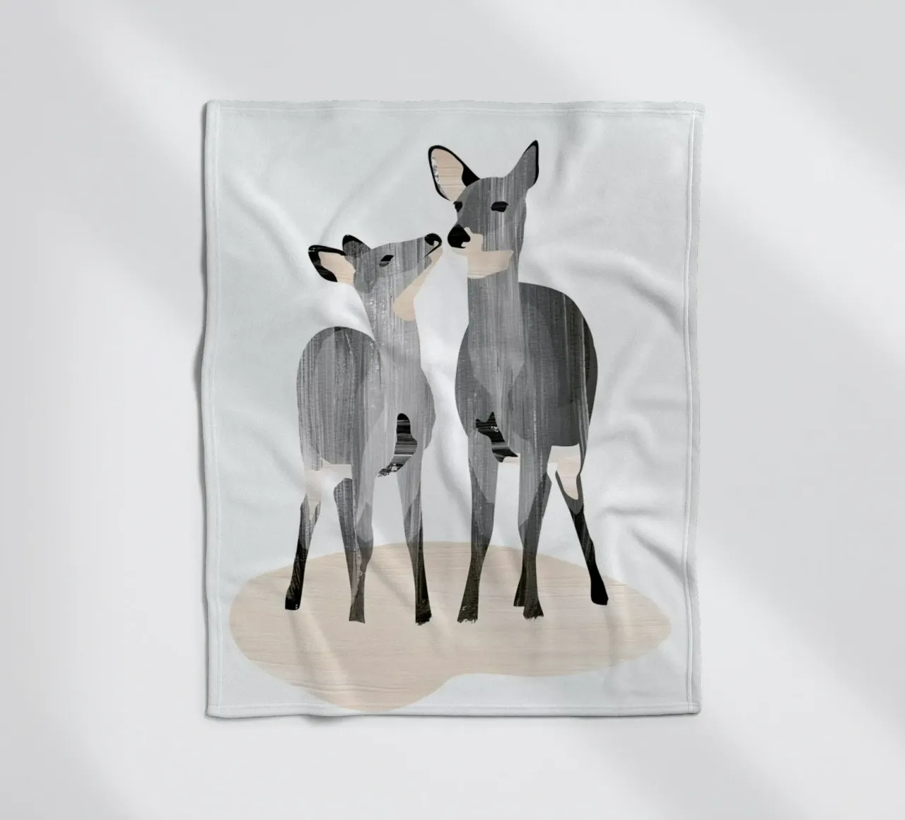 Oh Deer coperta in pile da Goed Blauw