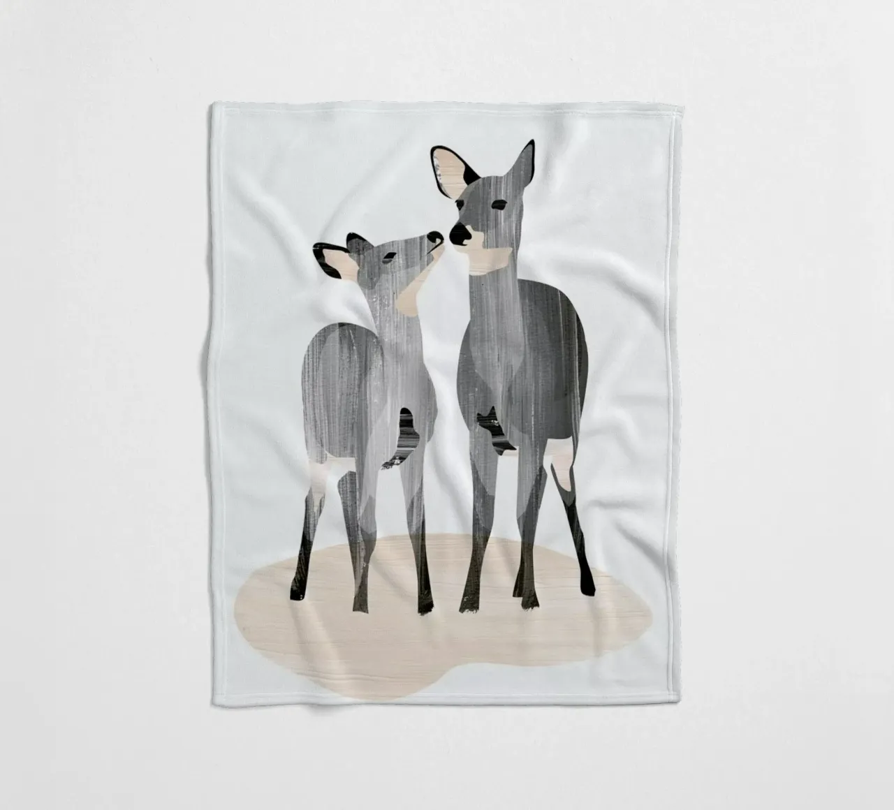 Oh Deer coperta in pile da Goed Blauw