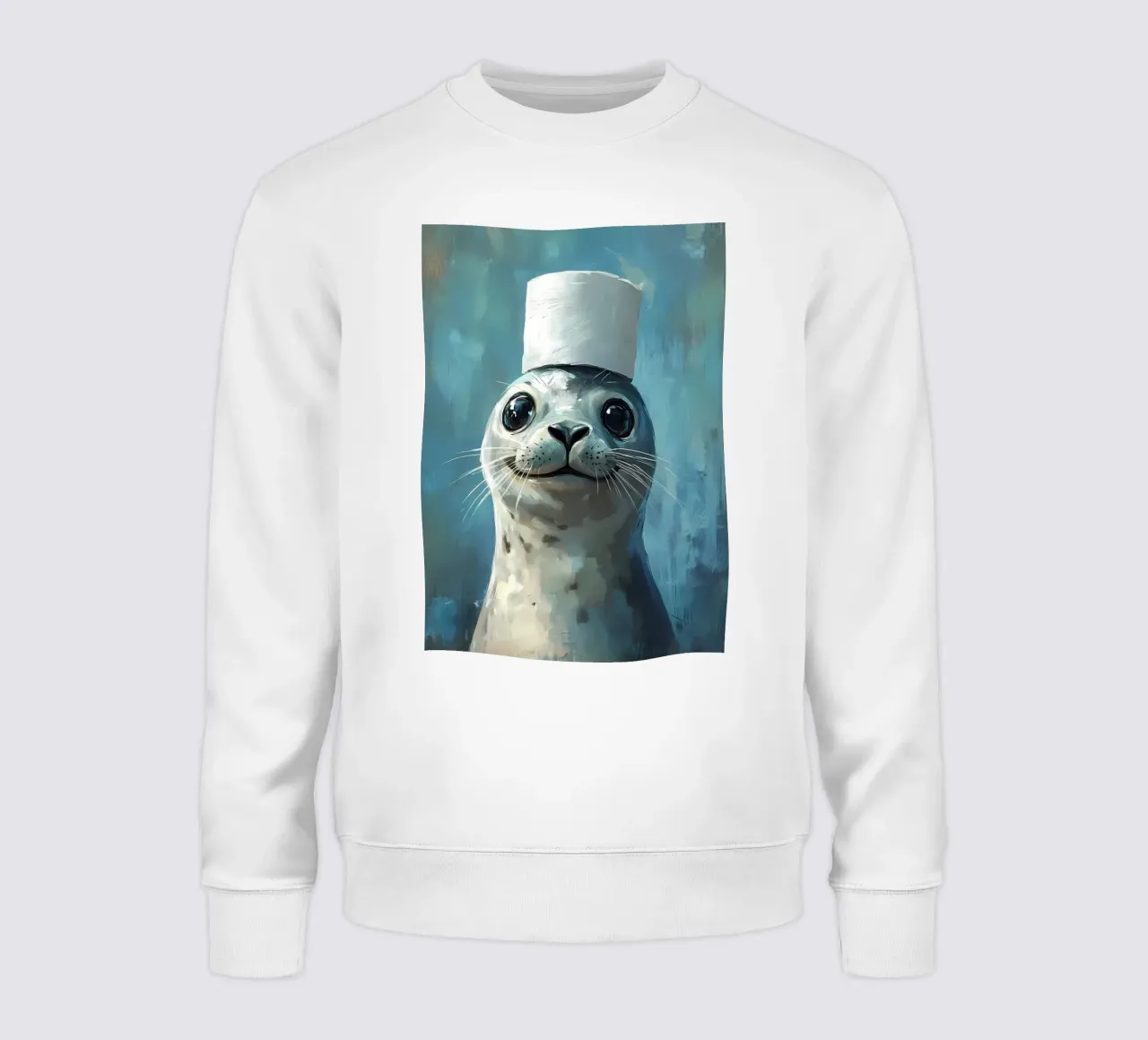 Sigillo in un cappello felpa da Ginnery