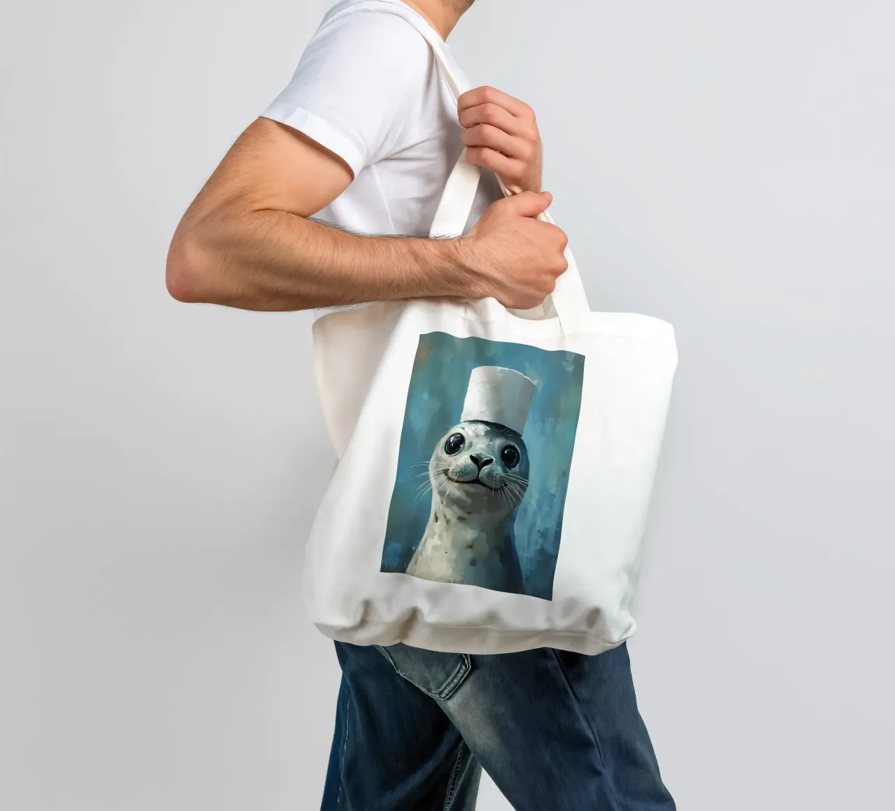 Sigillo in un cappello borsa in juta da Ginnery