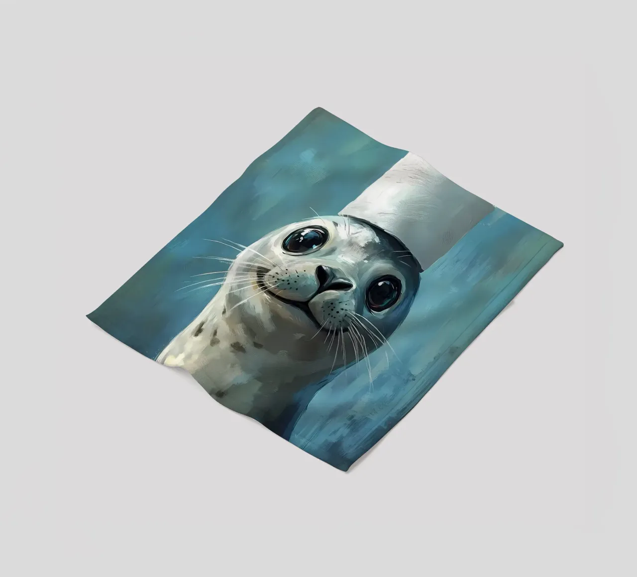 Sigillo in un cappello coperta in pile da Ginnery