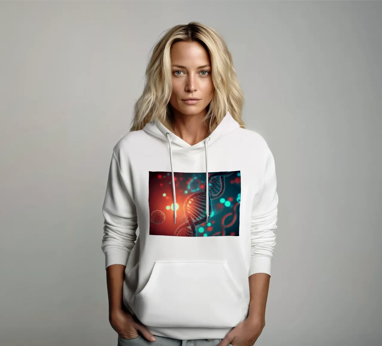 Il codice genetico svelato felpa con cappuccio da Delaplane