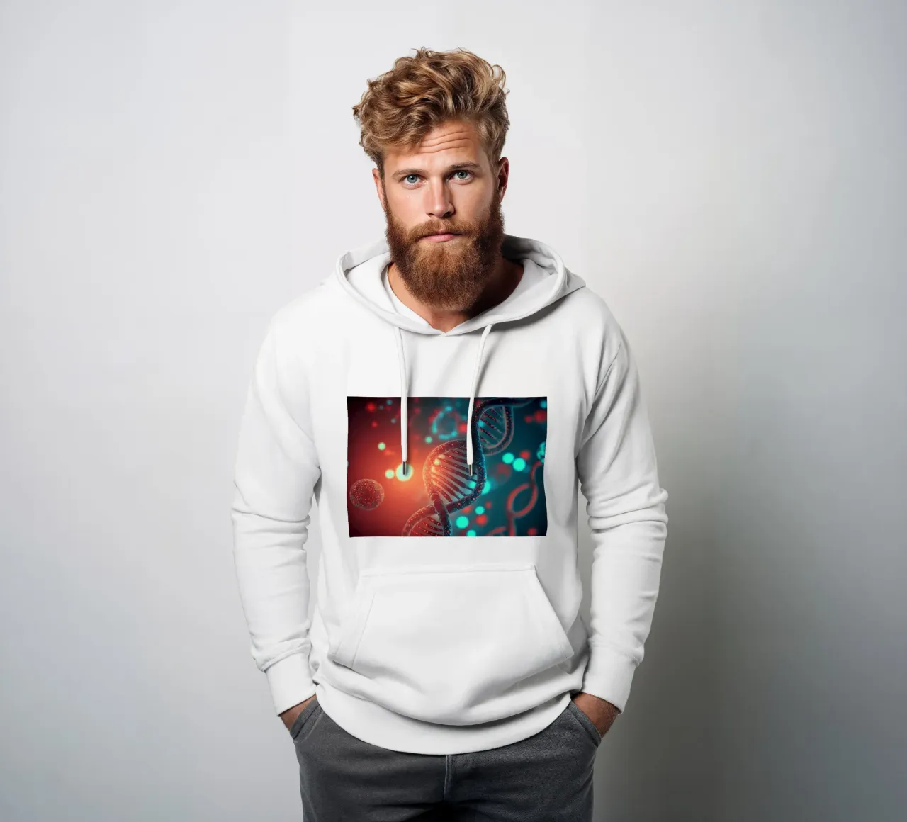 Il codice genetico svelato felpa con cappuccio da Delaplane