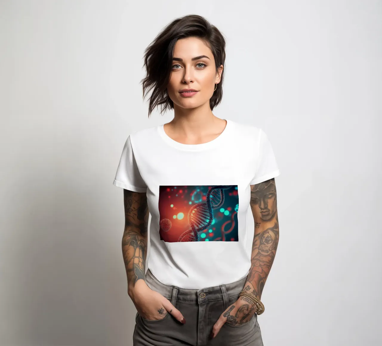 Il codice genetico svelato t-shirt da donna da Delaplane