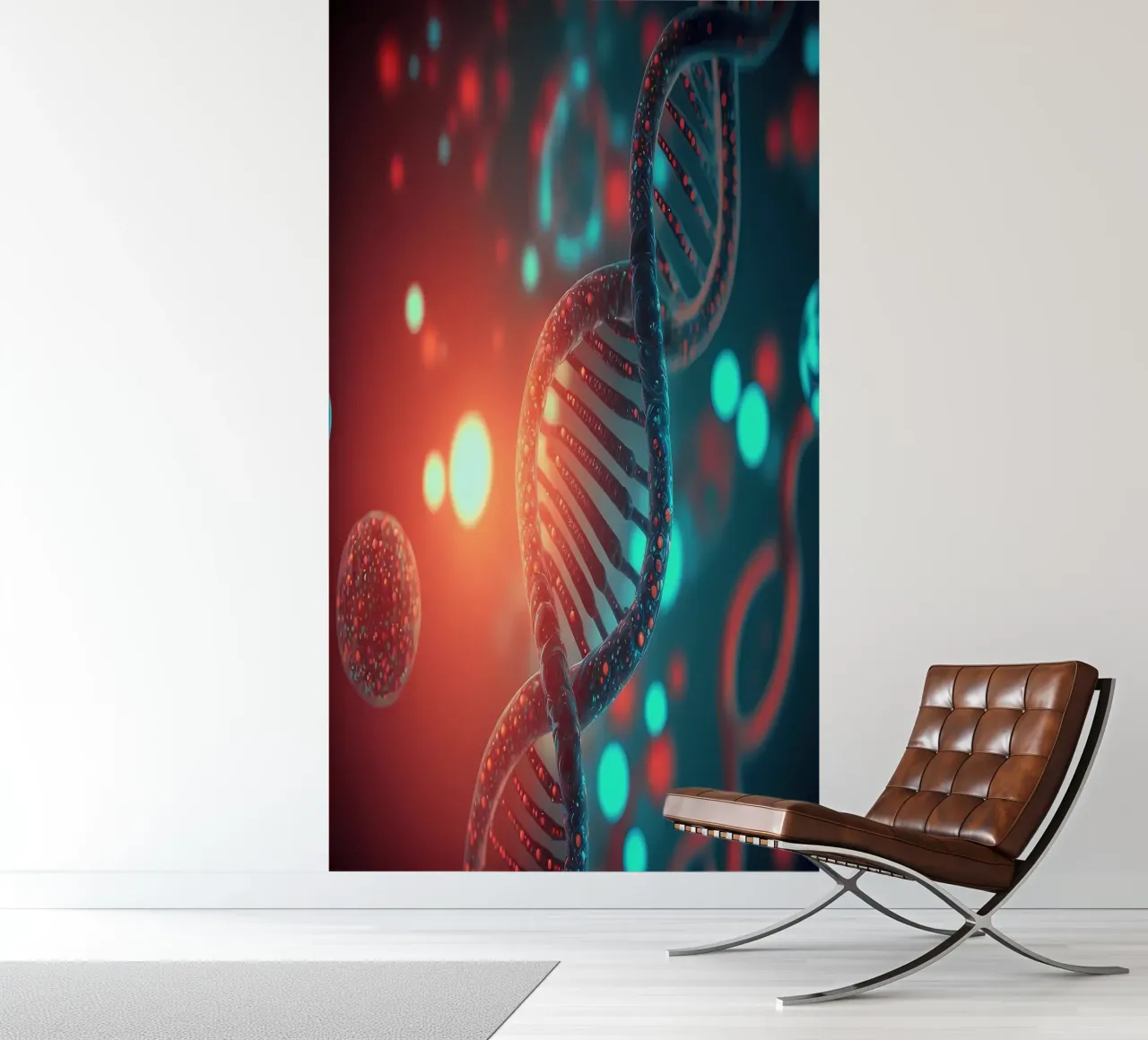 Genetische code onthuld fotobehang van Delaplane