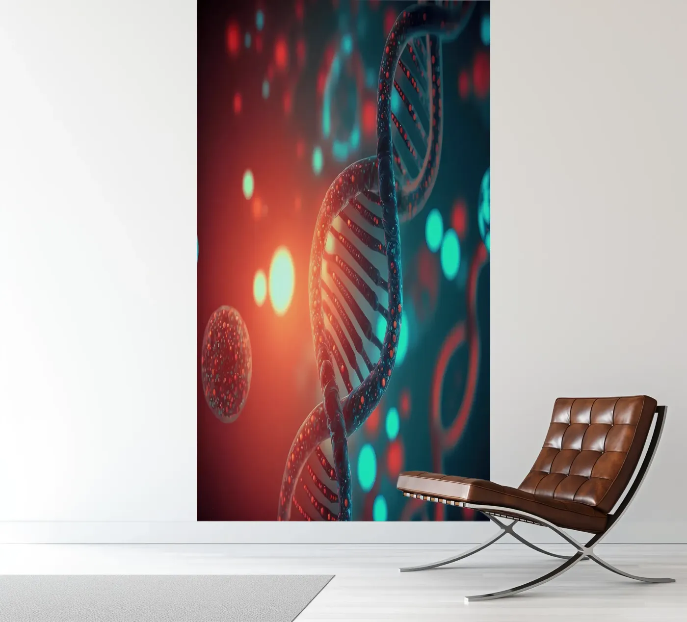 Genetische code onthuld fotobehang van Delaplane