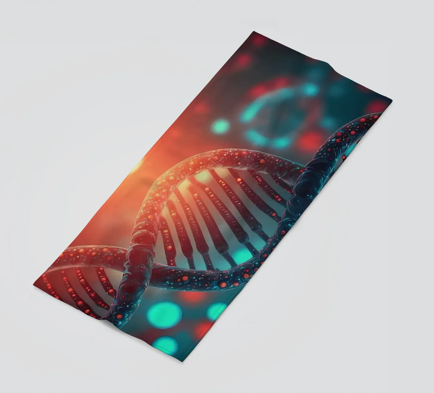 Genetic Code Revealed beach towel by Delaplane