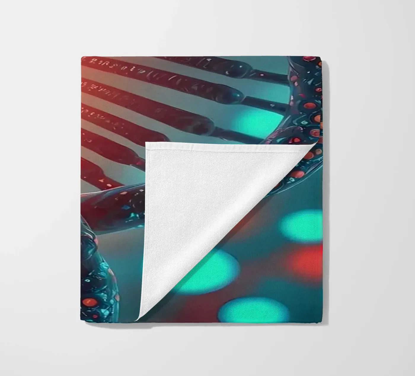 Genetic Code Revealed beach towel by Delaplane