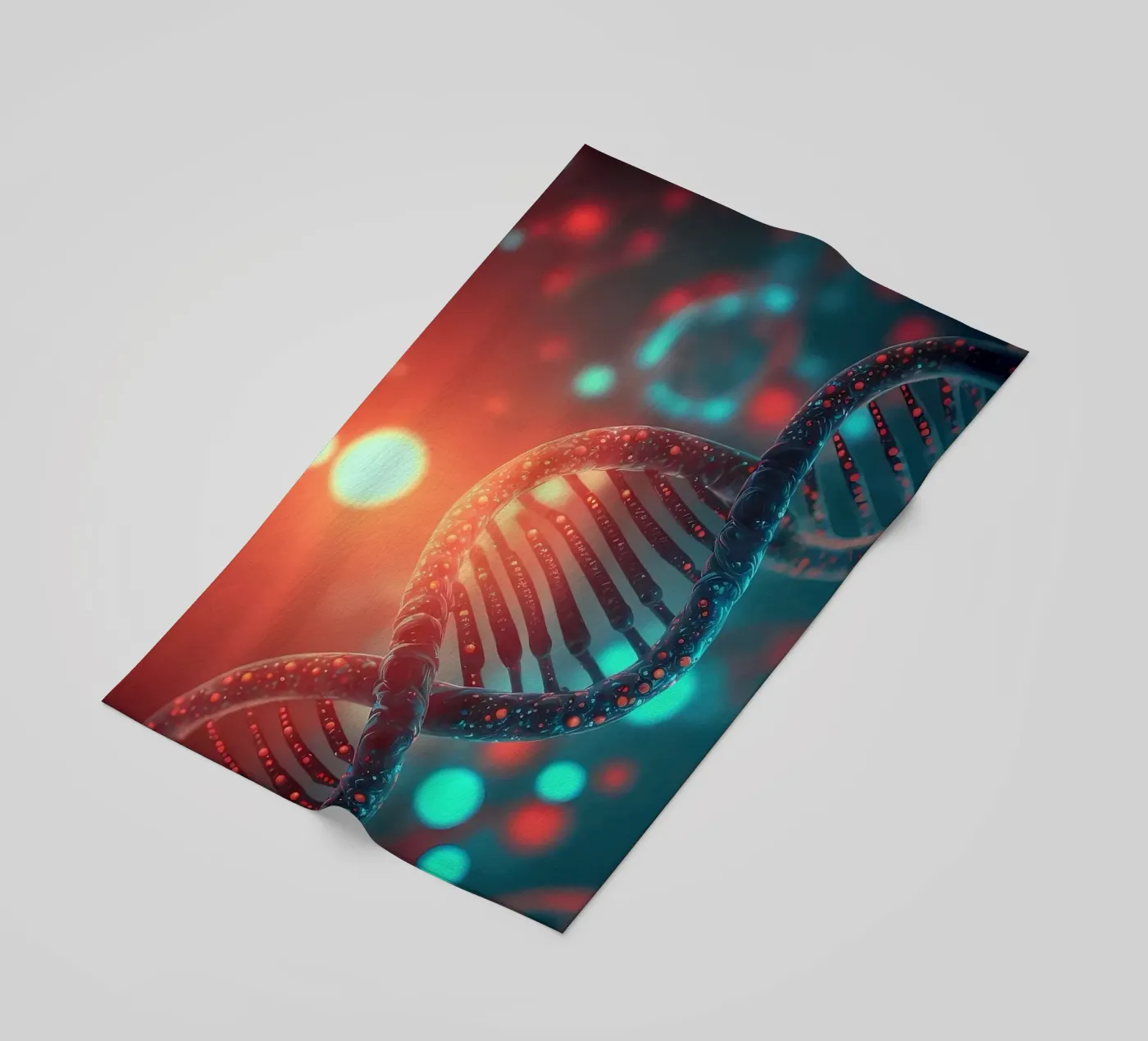 Genetic Code Revealed beach towel by Delaplane