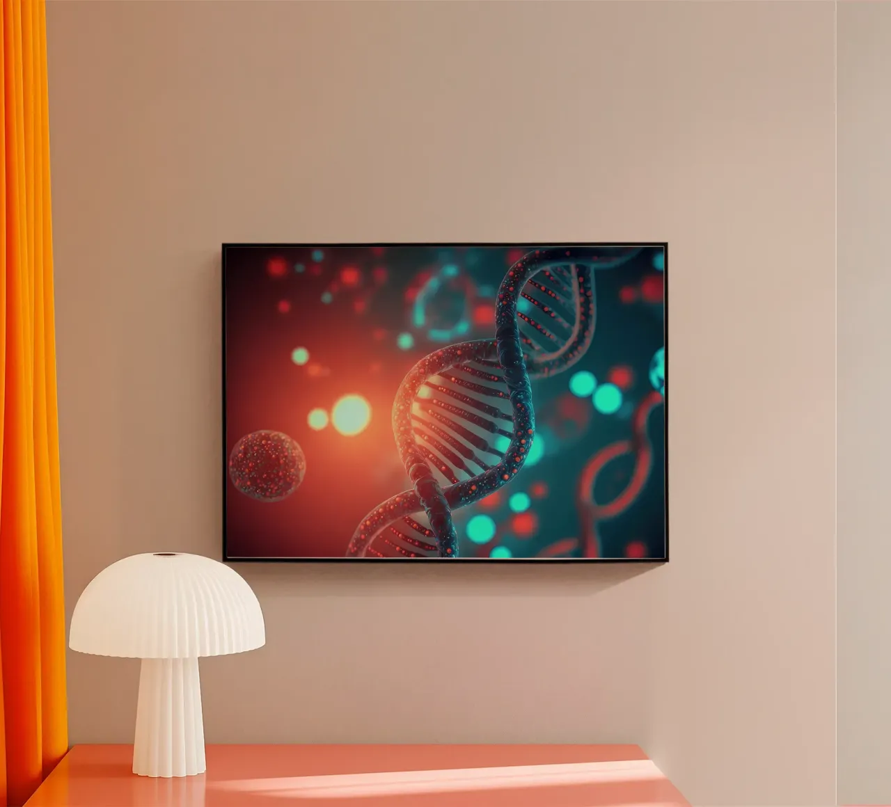 Il codice genetico svelato plexiglass da Delaplane