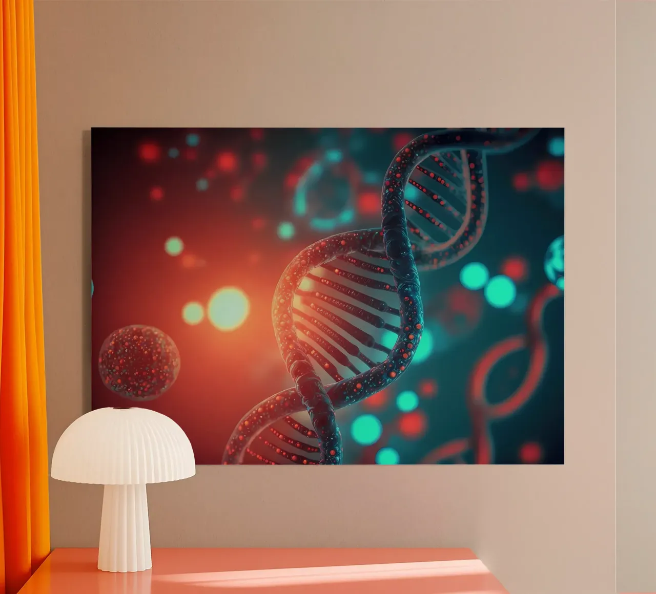 Il codice genetico svelato plexiglass da Delaplane