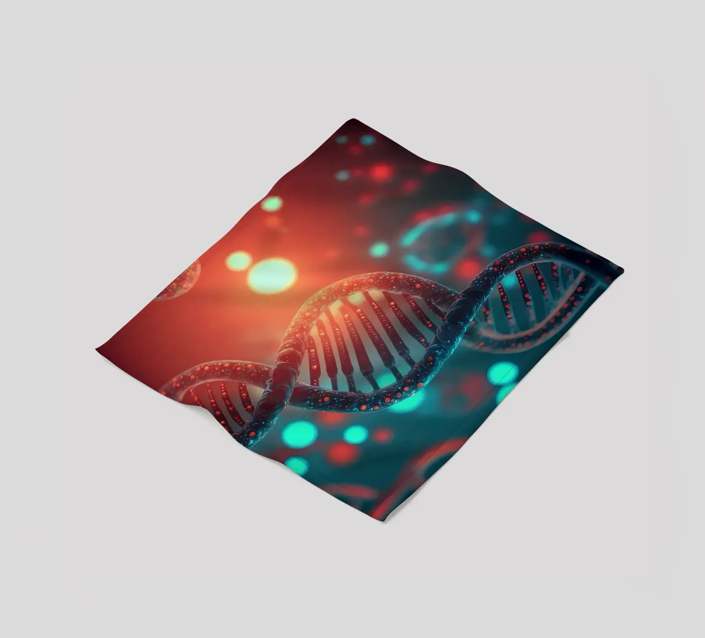 Genetic Code Revealed fleece blanket by Delaplane