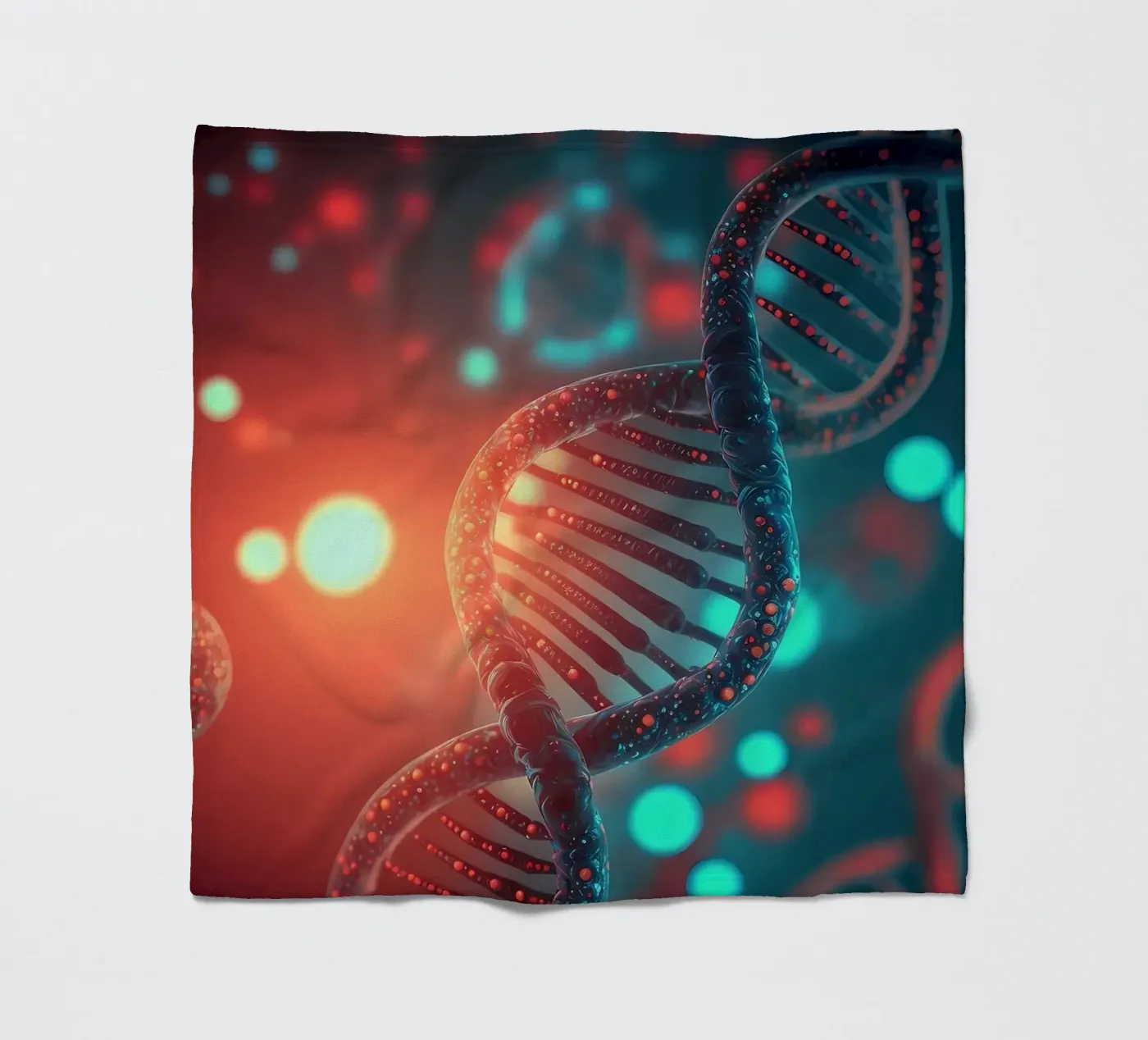 Genetic Code Revealed fleece blanket by Delaplane