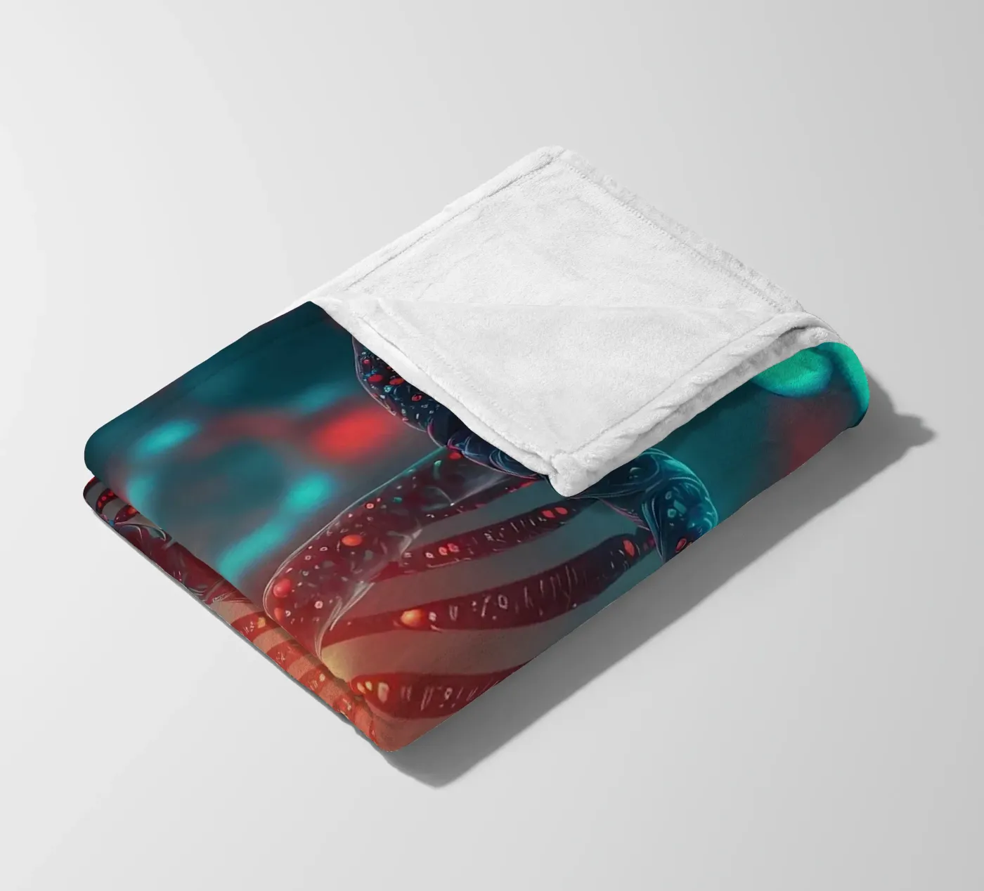 Genetic Code Revealed fleece blanket by Delaplane