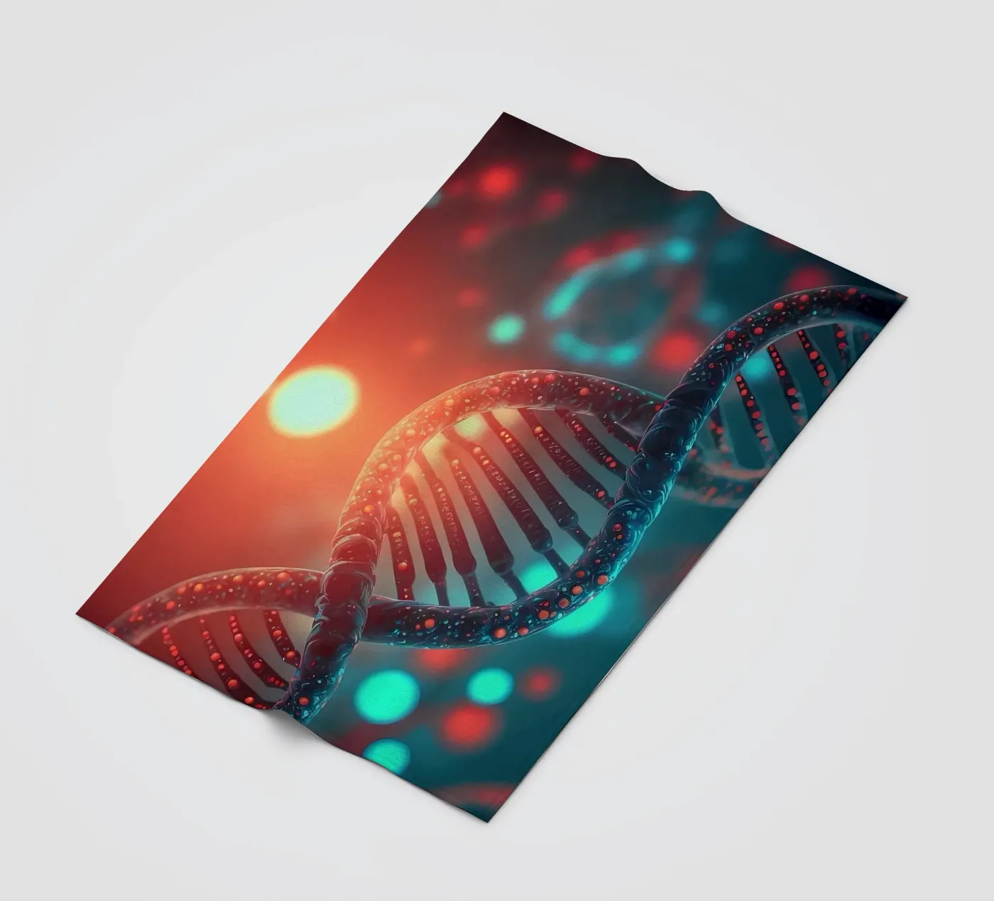 Genetic Code Revealed fleece blanket by Delaplane
