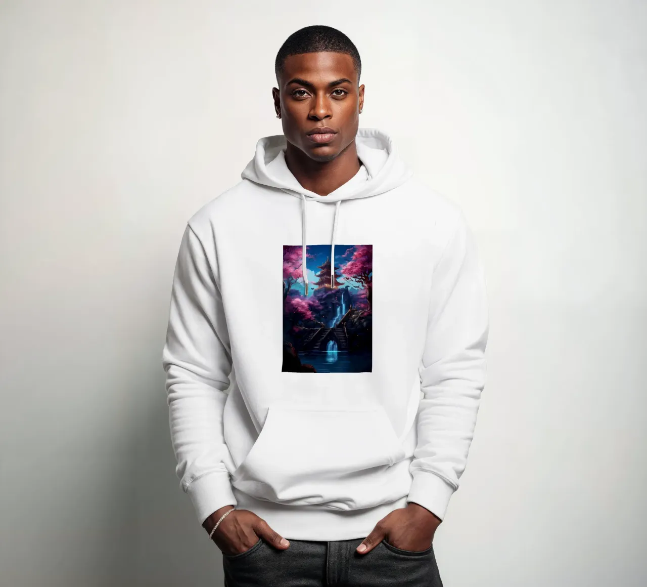 Fiori di ciliegio in Giappone felpa con cappuccio da Mikesell