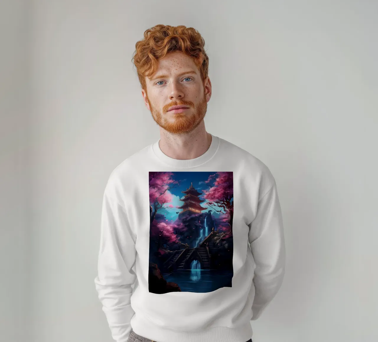 Fiori di ciliegio in Giappone felpa da Mikesell