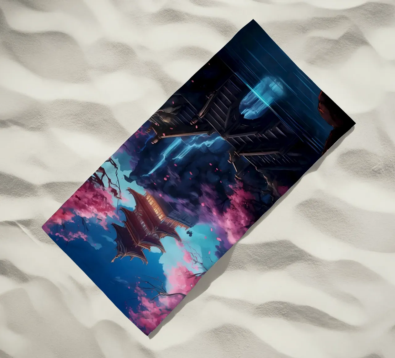 Fiori di ciliegio in Giappone telo mare da Mikesell