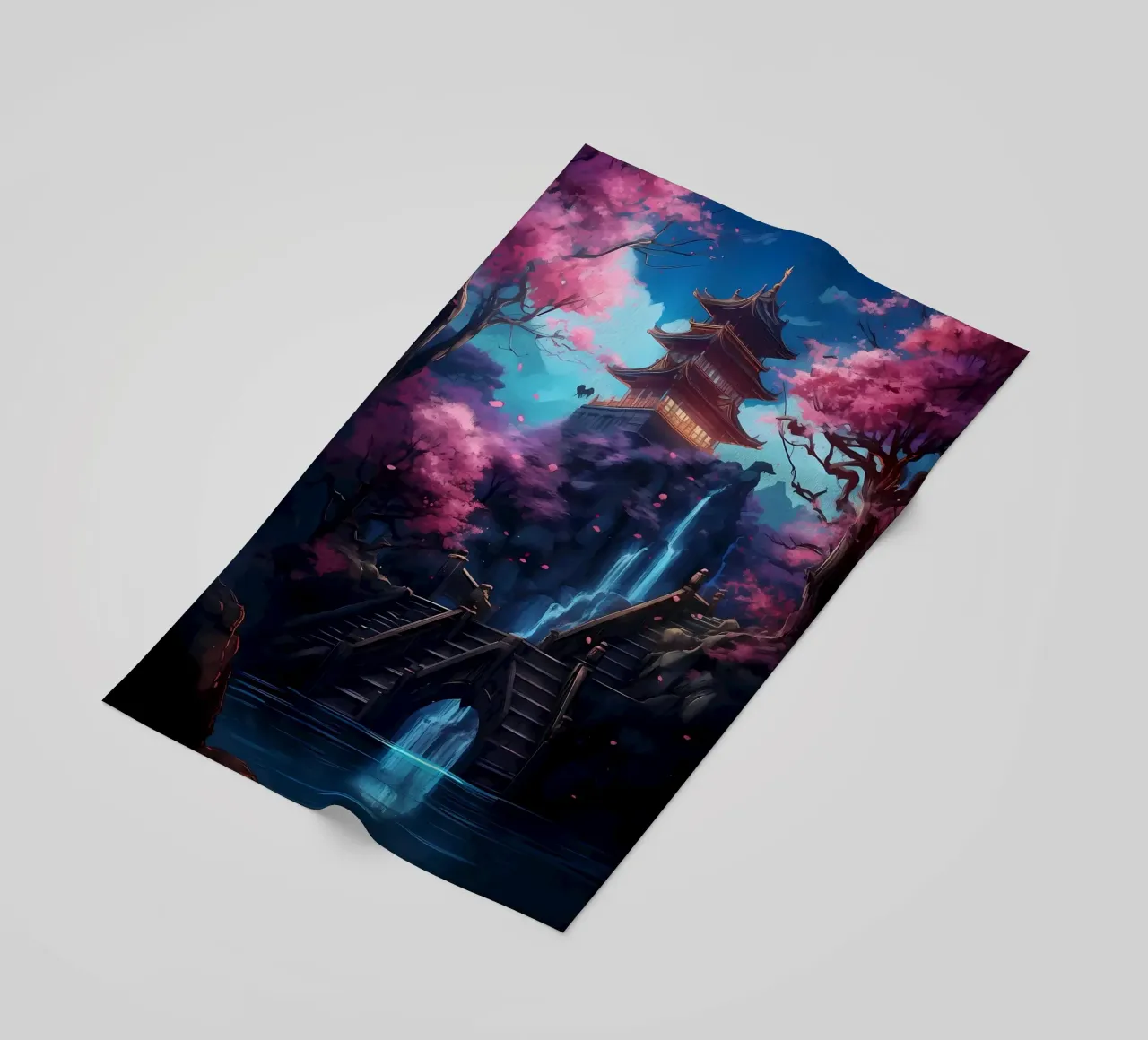 Fiori di ciliegio in Giappone telo mare da Mikesell