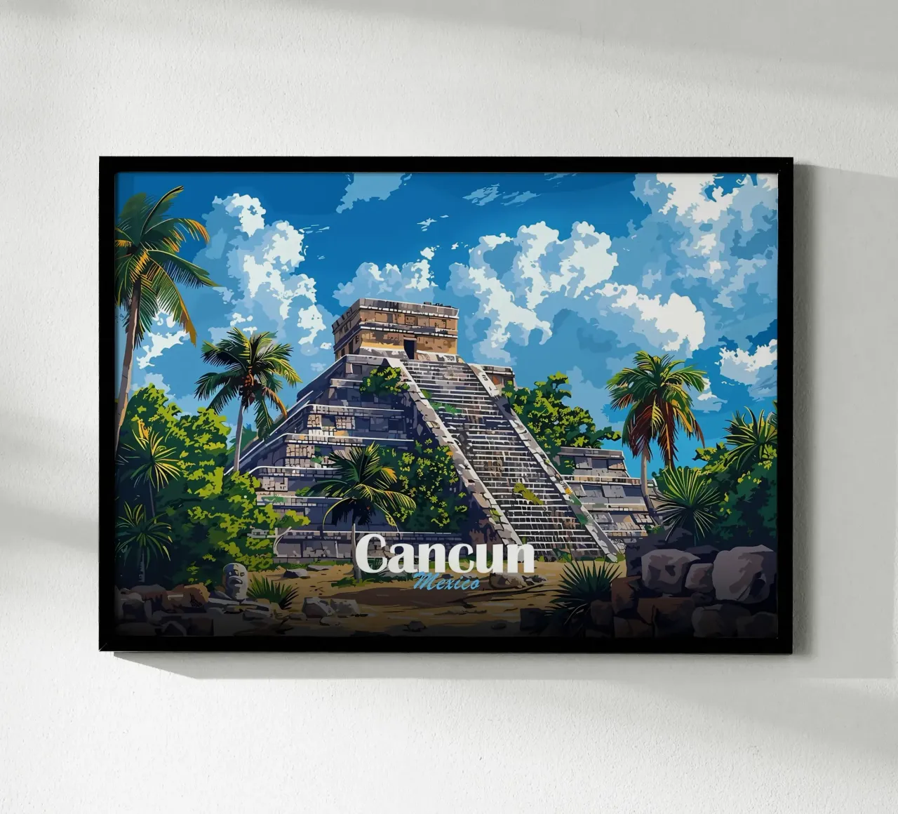 Pirámide Maya de Cancún hahnemühle de Ginnery