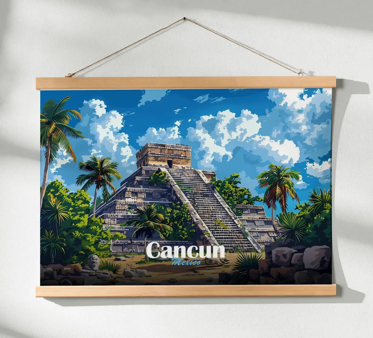 Pirámide Maya de Cancún hahnemühle de Ginnery