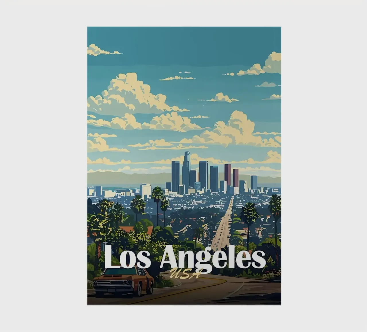 Los Angeles Skyline notebook by Ginnery