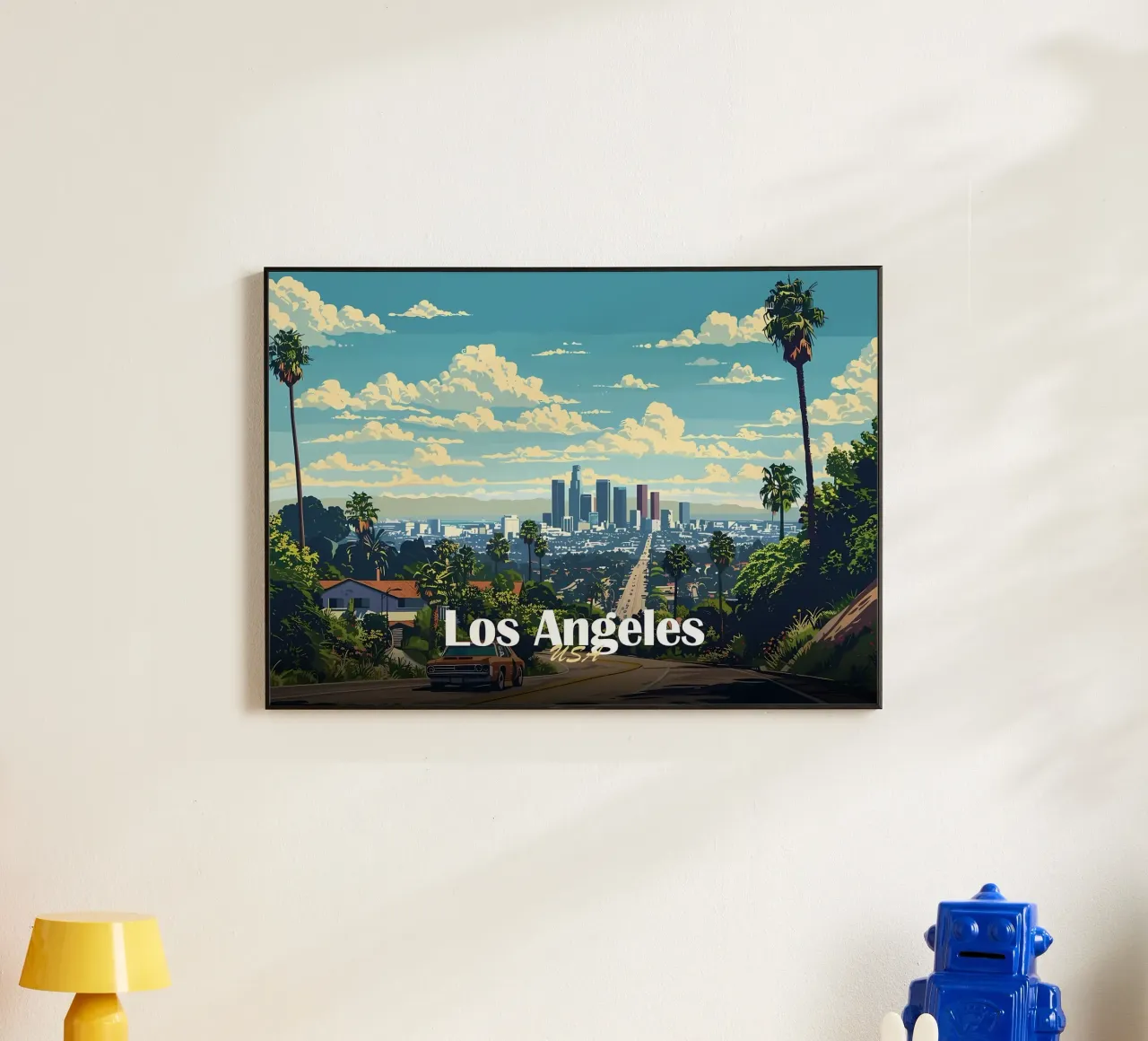Los Angeles Skyline Forex-Platte von Ginnery