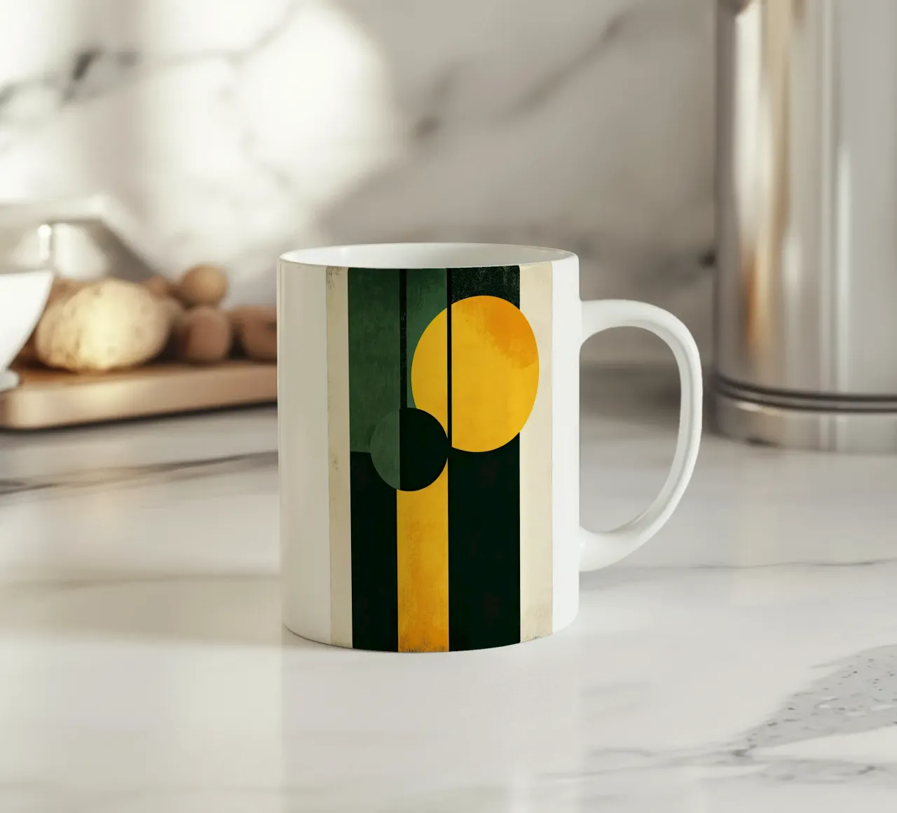 Bauhaus VII tazza in ceramica da Form And Function