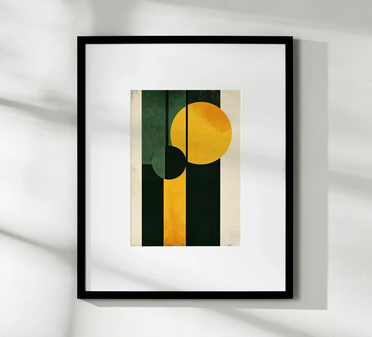 Bauhaus VII poster con telaio in legno da Form And Function