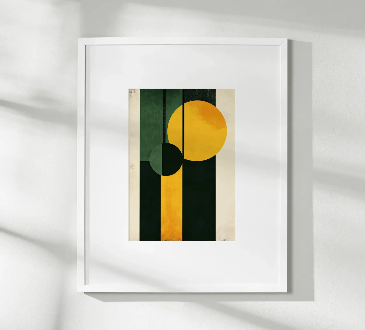 Bauhaus VII poster con telaio in legno da Form And Function
